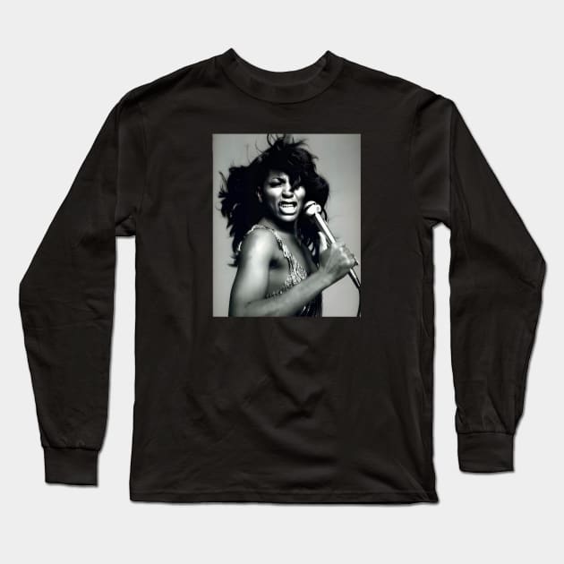 Tina 1980s Long Sleeve T-Shirt by MisterPumpkin